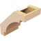 Ekena Millwork 5-inch W x 8-inch D x 8-inch H Merced Rough Cedar Woodgrain TimberThane Knee Brace, Primed BRCUR05X08X08MRCRCPR - alternate 5